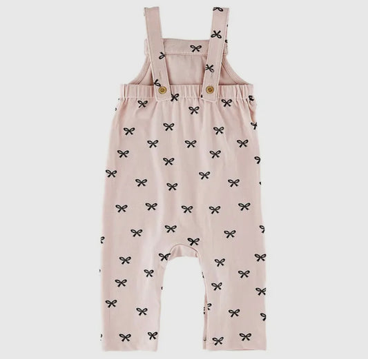 Ruffle Overalls- Bows