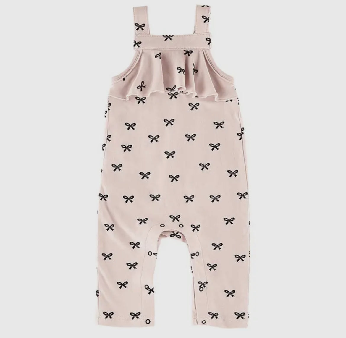 Ruffle Overalls- Bows