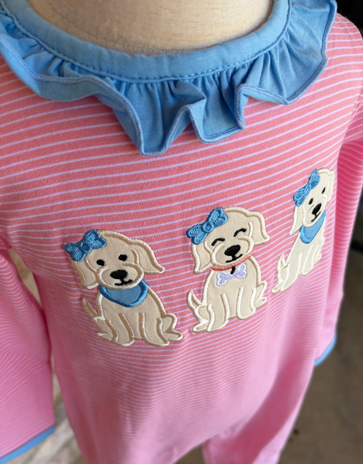 Pink Puppy Romper