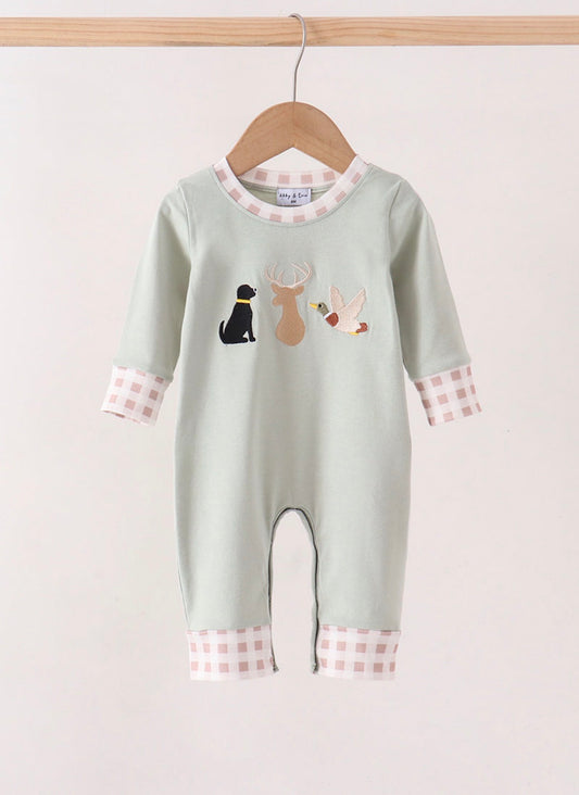 Sage Hunting Romper