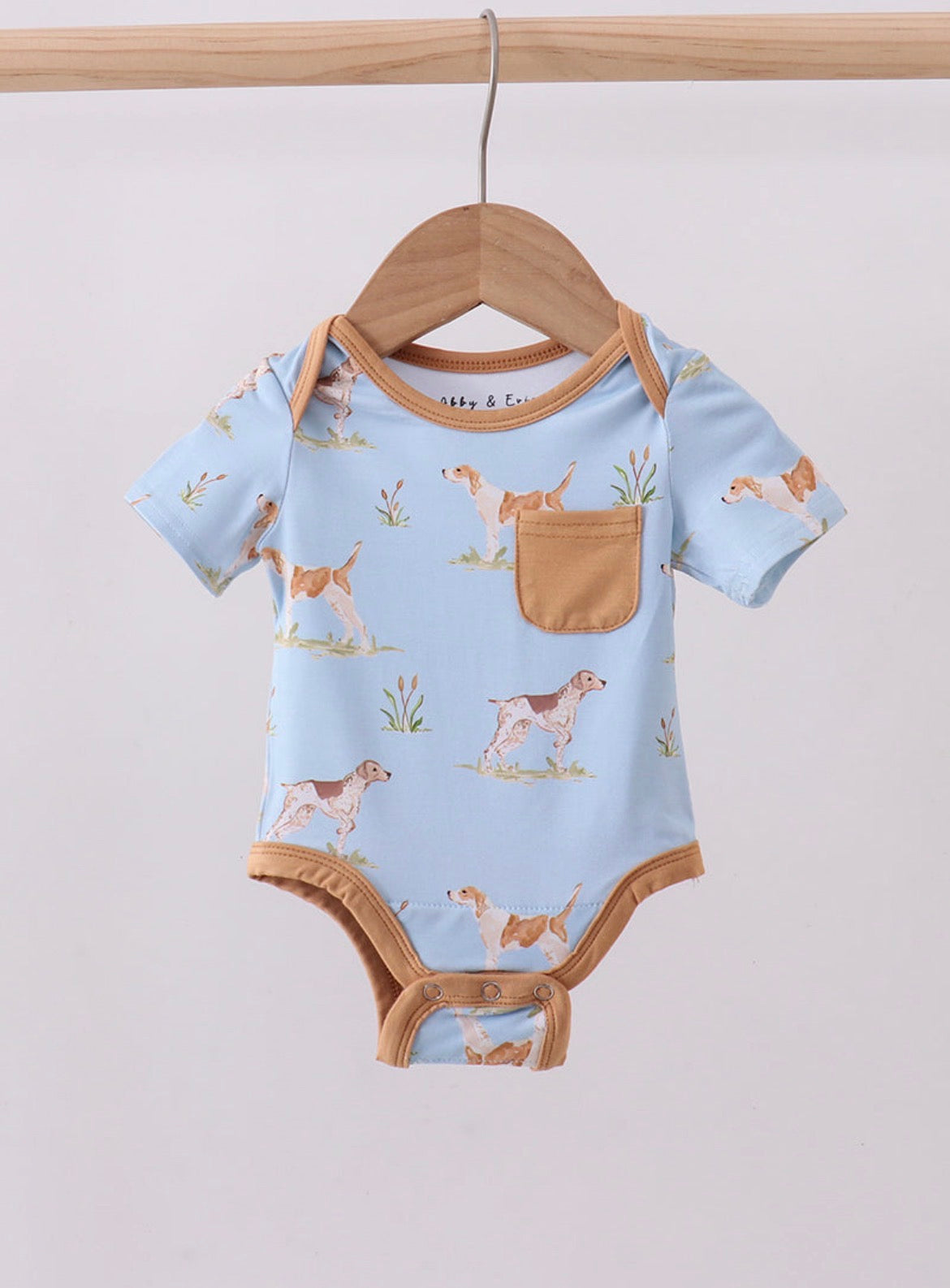 Bamboo Hunting Dogs Onesie