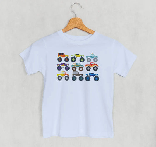 Blue Monster Truck Tee