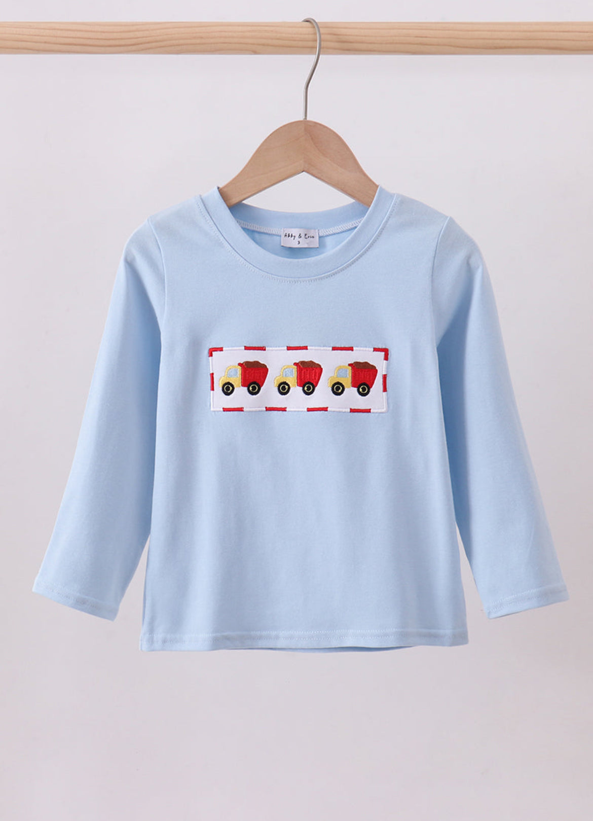 Blue Construction Top